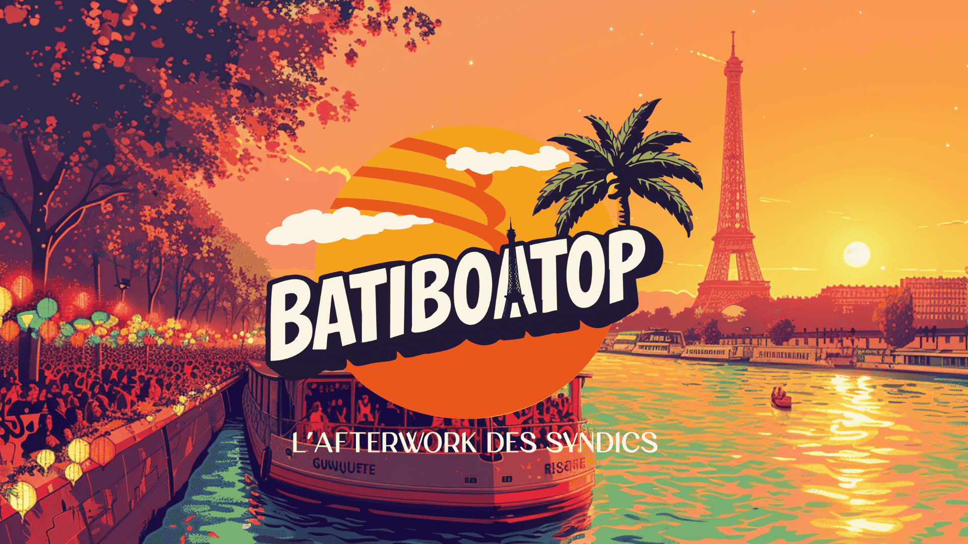 Batiboatop - L'afterwork des syndics sur la Seine